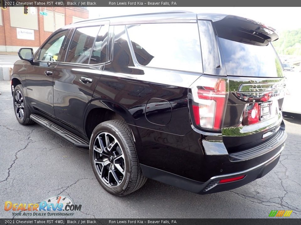 2021 Chevrolet Tahoe RST 4WD Black / Jet Black Photo #6