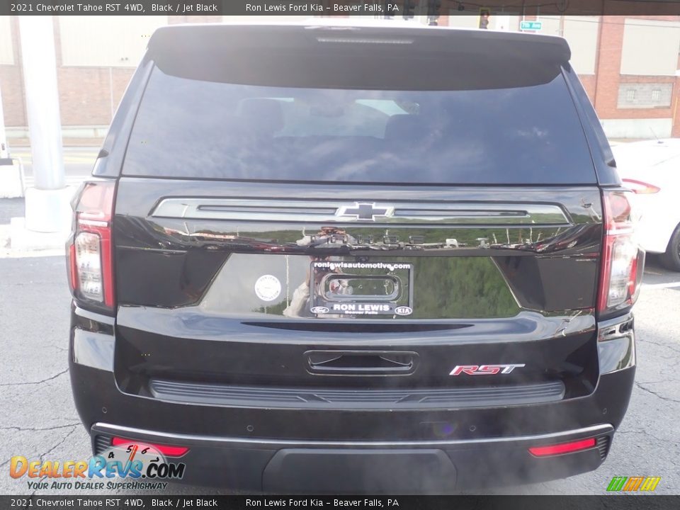2021 Chevrolet Tahoe RST 4WD Black / Jet Black Photo #7