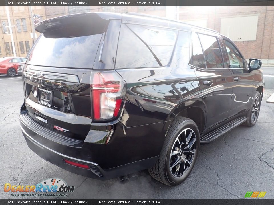 2021 Chevrolet Tahoe RST 4WD Black / Jet Black Photo #8
