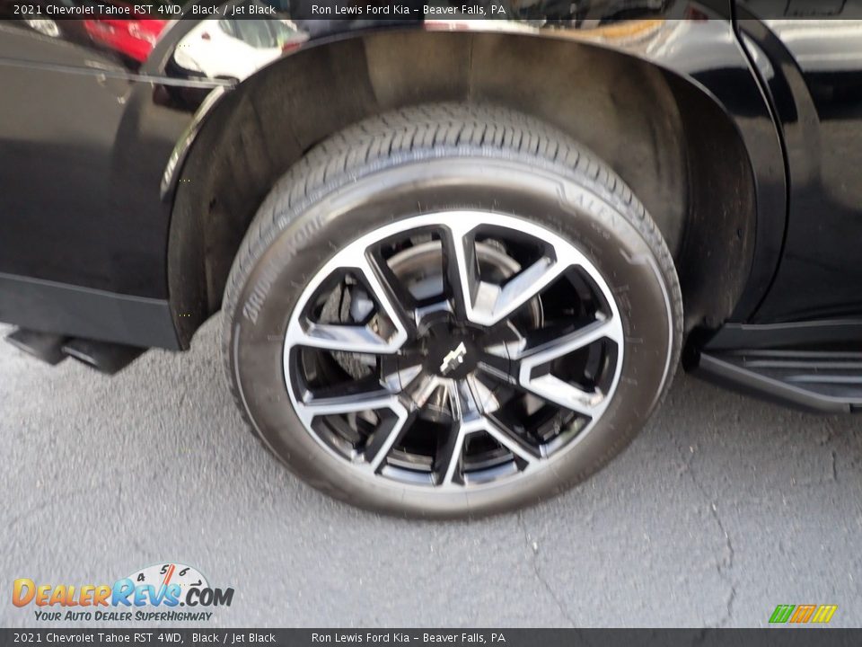 2021 Chevrolet Tahoe RST 4WD Black / Jet Black Photo #9