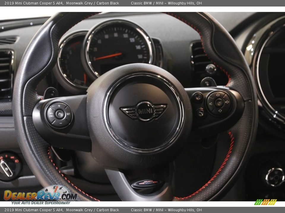 2019 Mini Clubman Cooper S All4 Moonwalk Grey / Carbon Black Photo #7