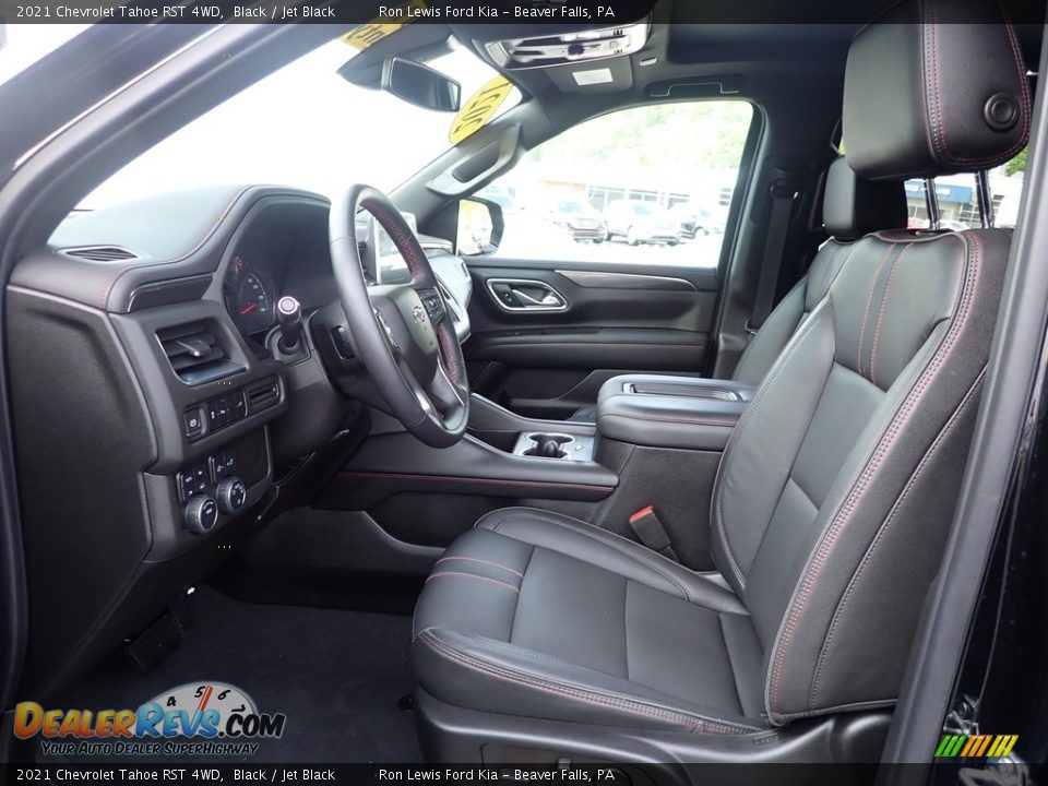 Jet Black Interior - 2021 Chevrolet Tahoe RST 4WD Photo #16