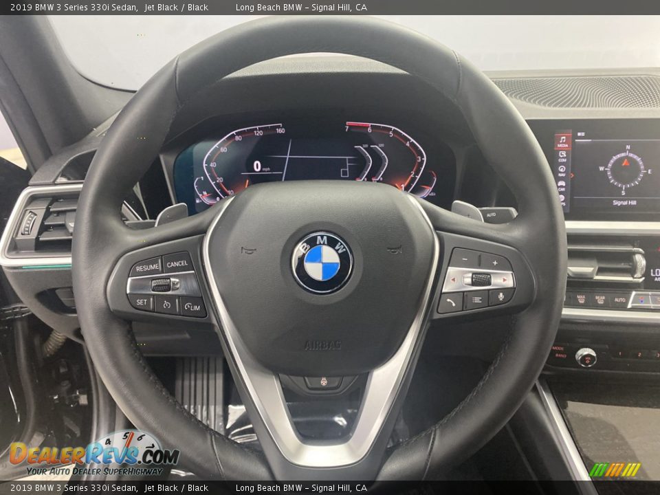 2019 BMW 3 Series 330i Sedan Jet Black / Black Photo #17