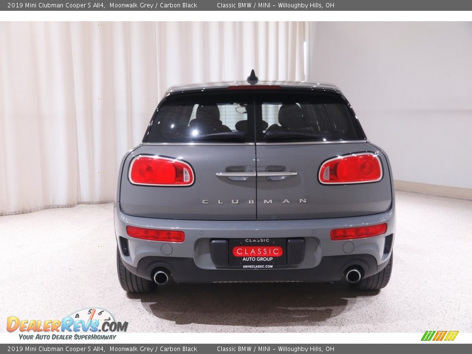 2019 Mini Clubman Cooper S All4 Moonwalk Grey / Carbon Black Photo #17