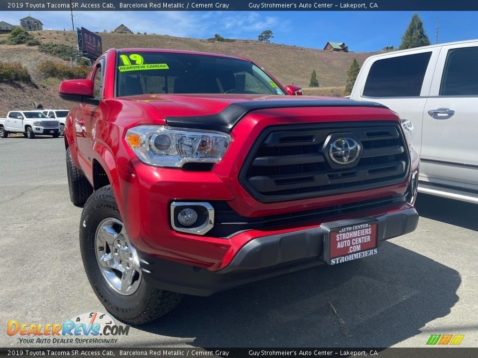 2019 Toyota Tacoma SR Access Cab Barcelona Red Metallic / Cement Gray Photo #1