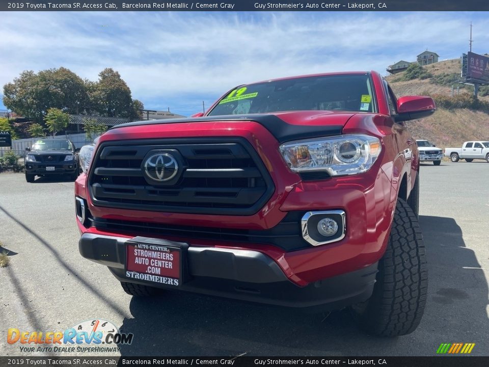 2019 Toyota Tacoma SR Access Cab Barcelona Red Metallic / Cement Gray Photo #3