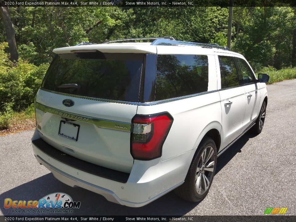 2020 Ford Expedition Platinum Max 4x4 Star White / Ebony Photo #7