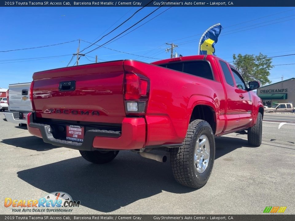 2019 Toyota Tacoma SR Access Cab Barcelona Red Metallic / Cement Gray Photo #5