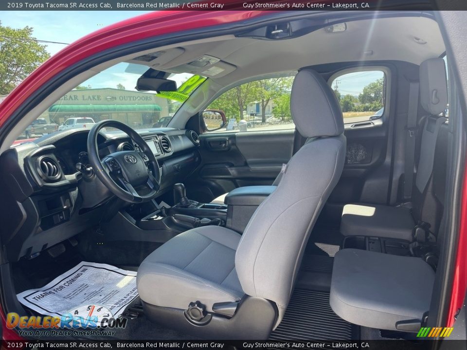 2019 Toyota Tacoma SR Access Cab Barcelona Red Metallic / Cement Gray Photo #8