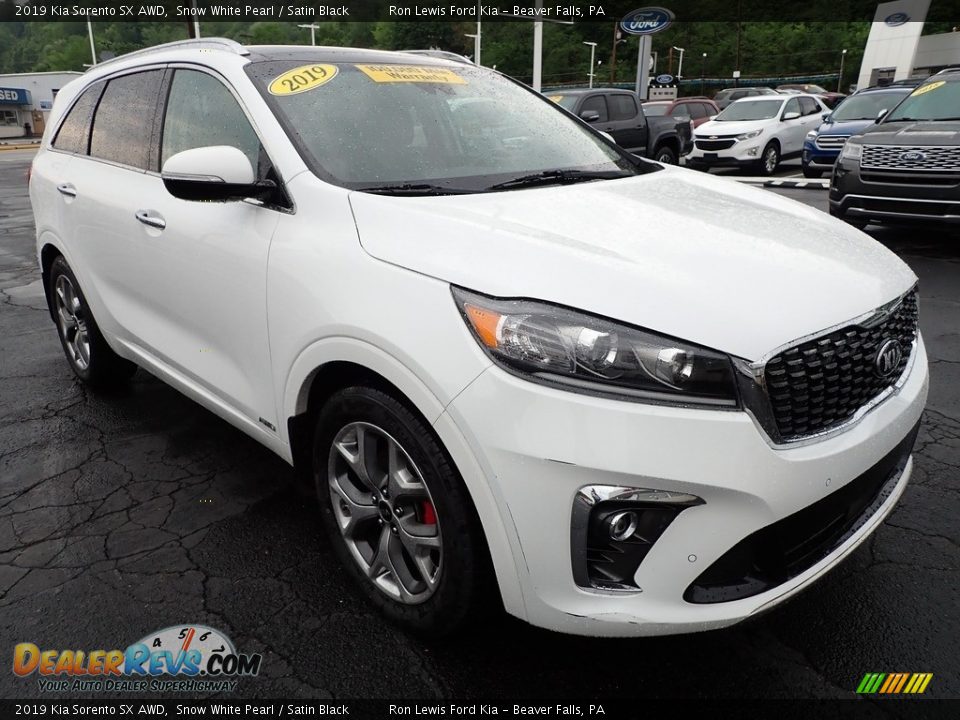 2019 Kia Sorento SX AWD Snow White Pearl / Satin Black Photo #2