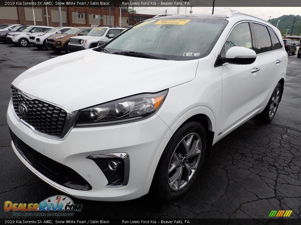 2019 Kia Sorento SX AWD Snow White Pearl / Satin Black Photo #4
