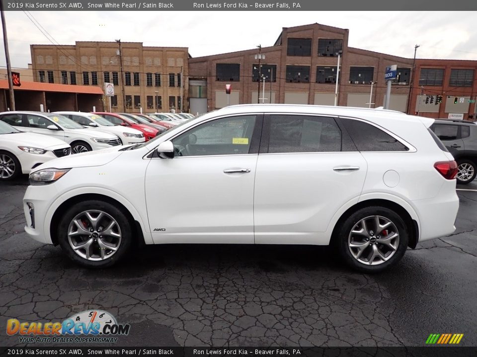 2019 Kia Sorento SX AWD Snow White Pearl / Satin Black Photo #5