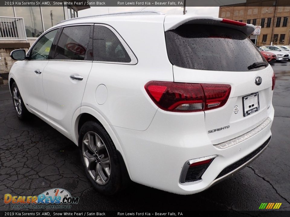 2019 Kia Sorento SX AWD Snow White Pearl / Satin Black Photo #6
