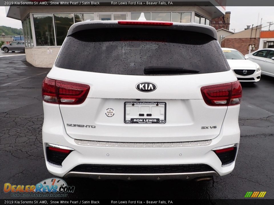 2019 Kia Sorento SX AWD Snow White Pearl / Satin Black Photo #7