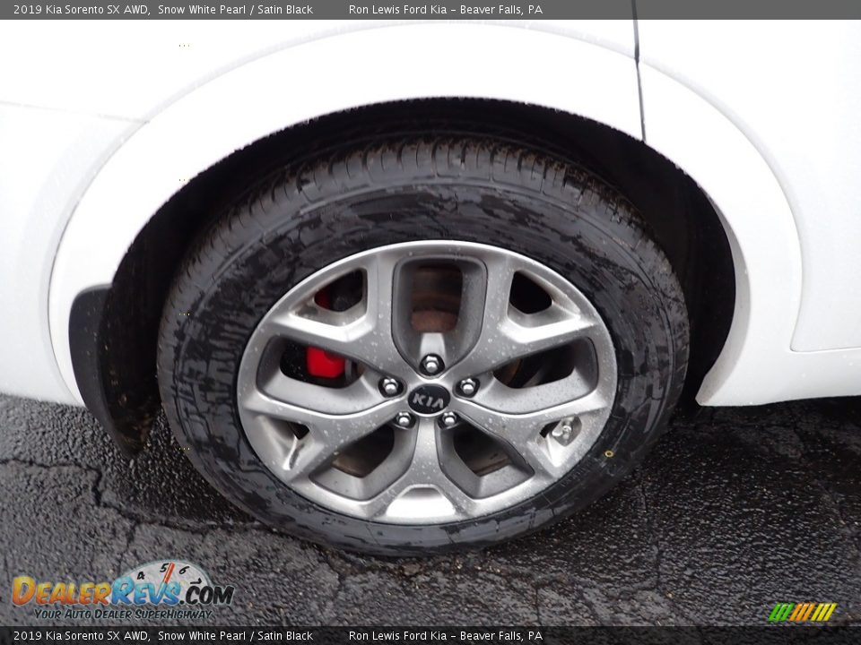 2019 Kia Sorento SX AWD Snow White Pearl / Satin Black Photo #9