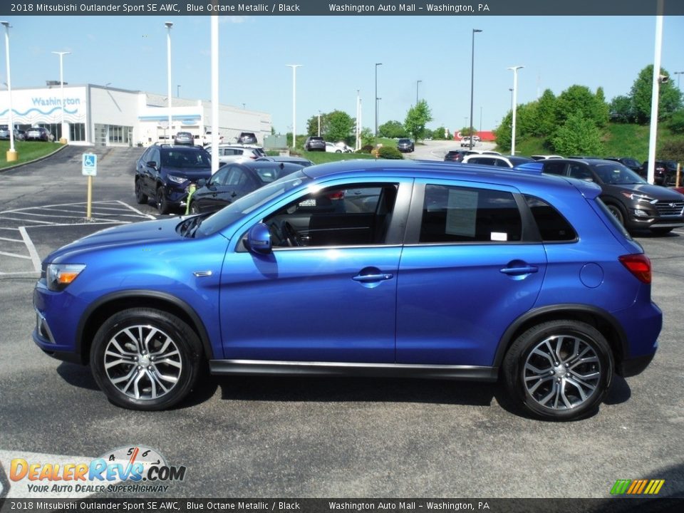 Blue Octane Metallic 2018 Mitsubishi Outlander Sport SE AWC Photo #6