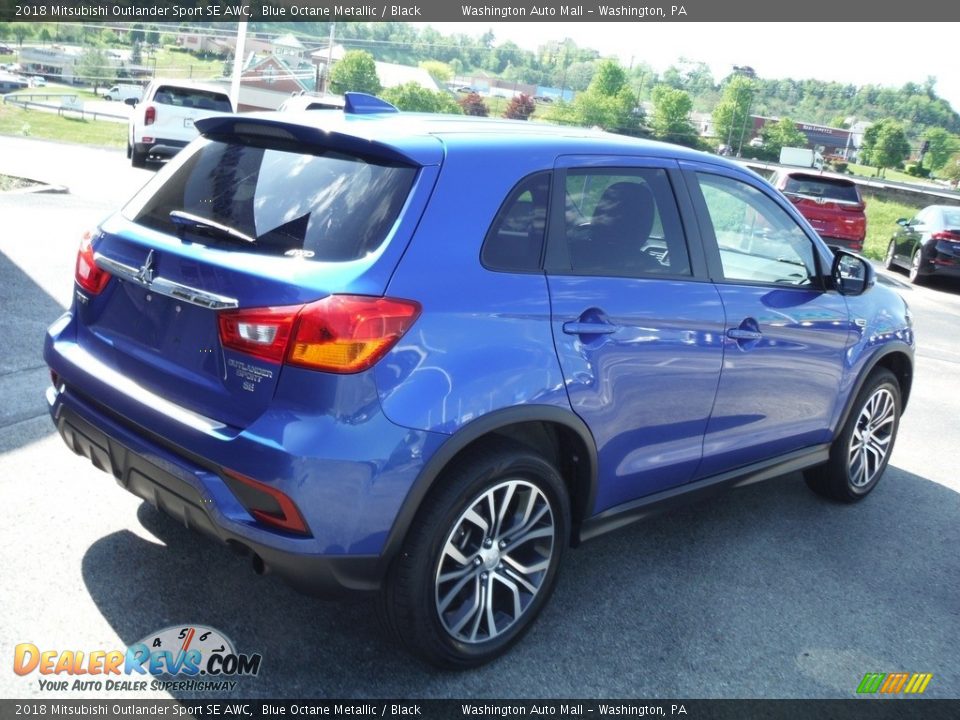 2018 Mitsubishi Outlander Sport SE AWC Blue Octane Metallic / Black Photo #9