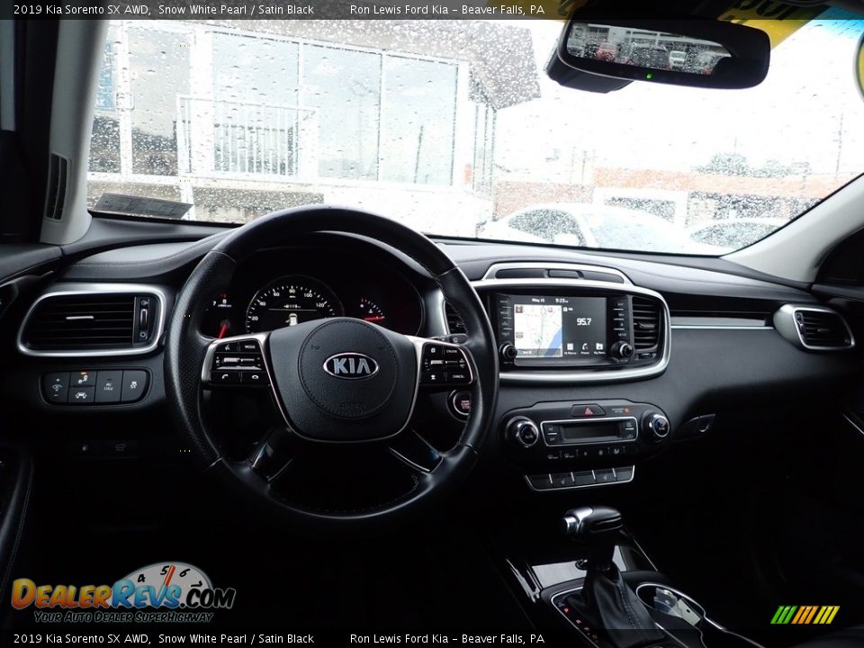 2019 Kia Sorento SX AWD Snow White Pearl / Satin Black Photo #13