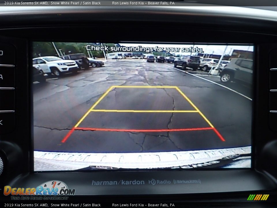 2019 Kia Sorento SX AWD Snow White Pearl / Satin Black Photo #17