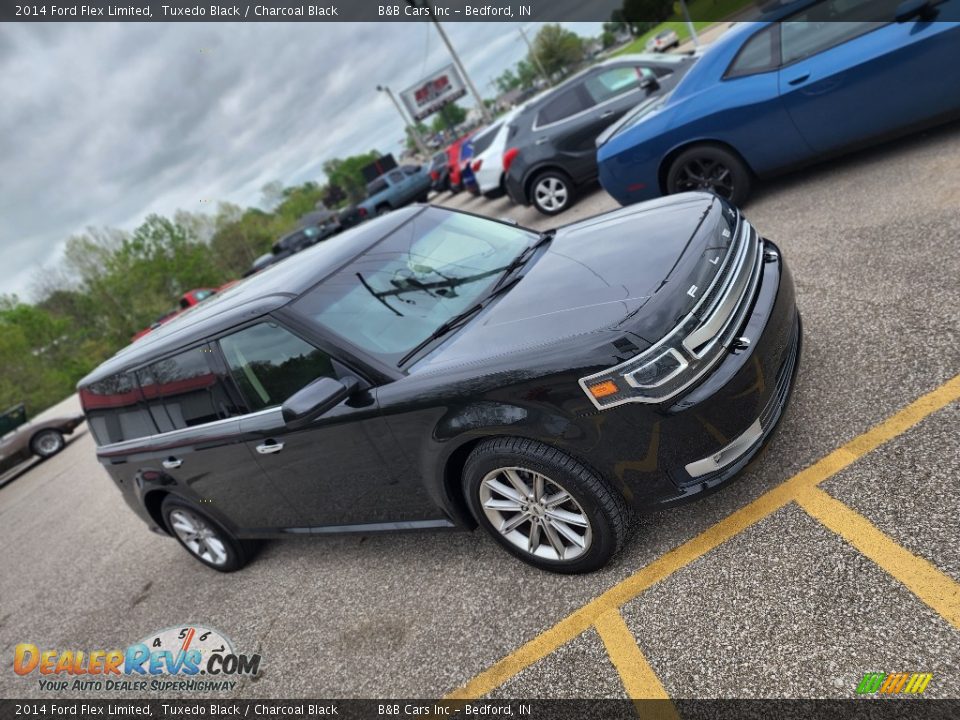 2014 Ford Flex Limited Tuxedo Black / Charcoal Black Photo #2