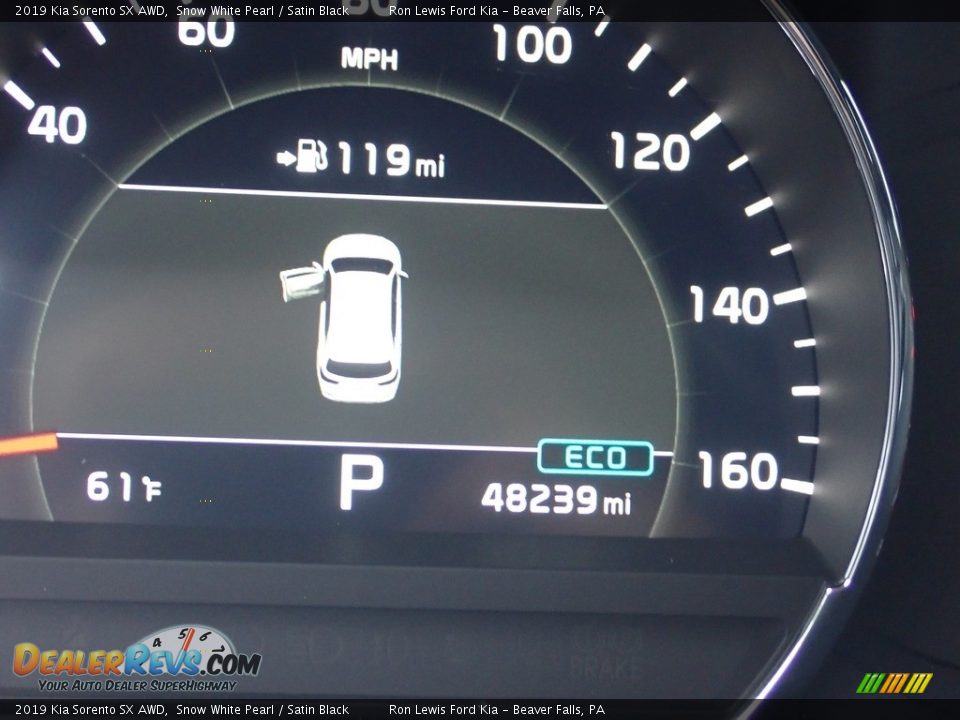 2019 Kia Sorento SX AWD Snow White Pearl / Satin Black Photo #18