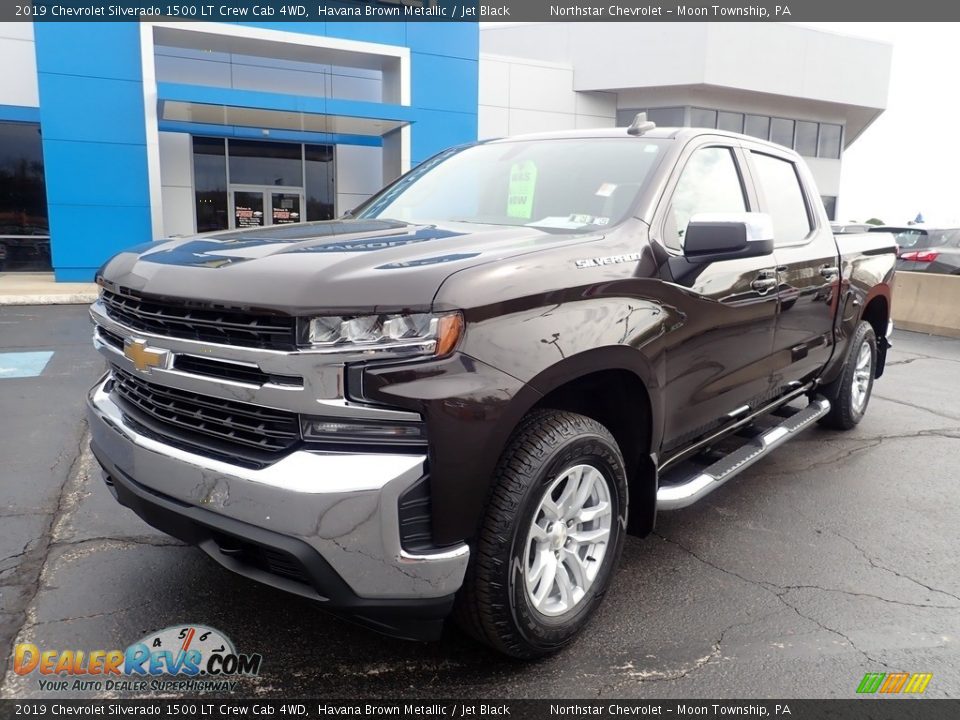 2019 Chevrolet Silverado 1500 LT Crew Cab 4WD Havana Brown Metallic / Jet Black Photo #2