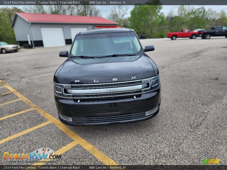 2014 Ford Flex Limited Tuxedo Black / Charcoal Black Photo #3