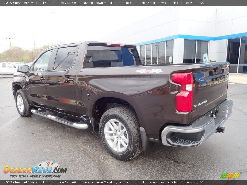 2019 Chevrolet Silverado 1500 LT Crew Cab 4WD Havana Brown Metallic / Jet Black Photo #4