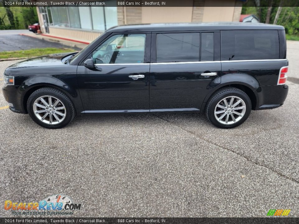 2014 Ford Flex Limited Tuxedo Black / Charcoal Black Photo #4