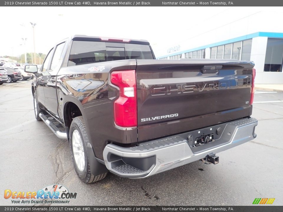 2019 Chevrolet Silverado 1500 LT Crew Cab 4WD Havana Brown Metallic / Jet Black Photo #5