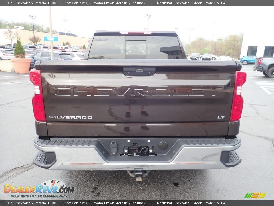 2019 Chevrolet Silverado 1500 LT Crew Cab 4WD Havana Brown Metallic / Jet Black Photo #6