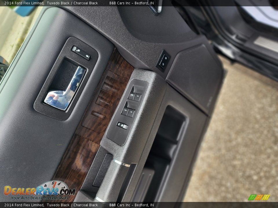 2014 Ford Flex Limited Tuxedo Black / Charcoal Black Photo #6