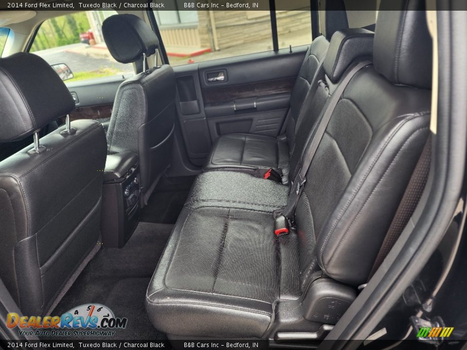 2014 Ford Flex Limited Tuxedo Black / Charcoal Black Photo #9