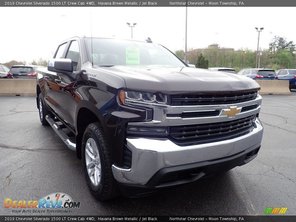 2019 Chevrolet Silverado 1500 LT Crew Cab 4WD Havana Brown Metallic / Jet Black Photo #11