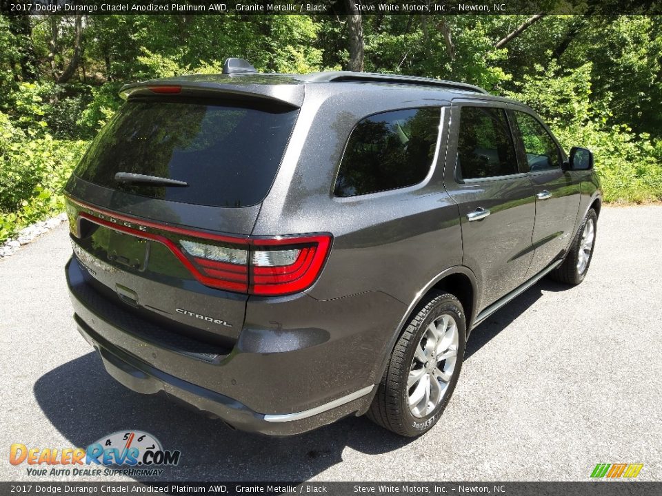 2017 Dodge Durango Citadel Anodized Platinum AWD Granite Metallic / Black Photo #7