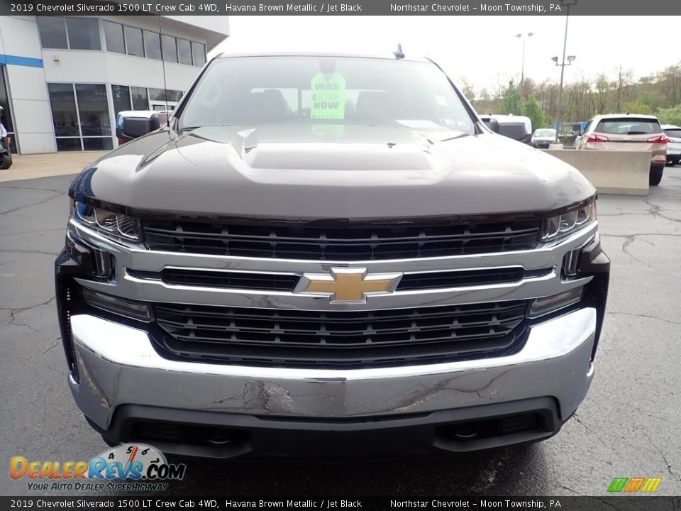 2019 Chevrolet Silverado 1500 LT Crew Cab 4WD Havana Brown Metallic / Jet Black Photo #12