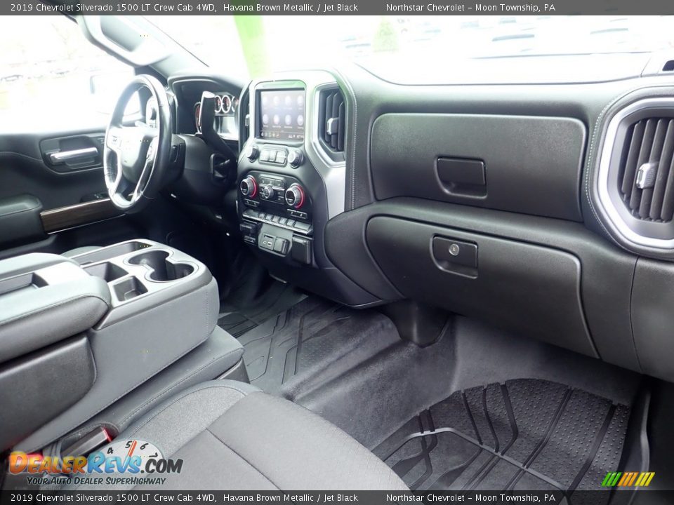 2019 Chevrolet Silverado 1500 LT Crew Cab 4WD Havana Brown Metallic / Jet Black Photo #15