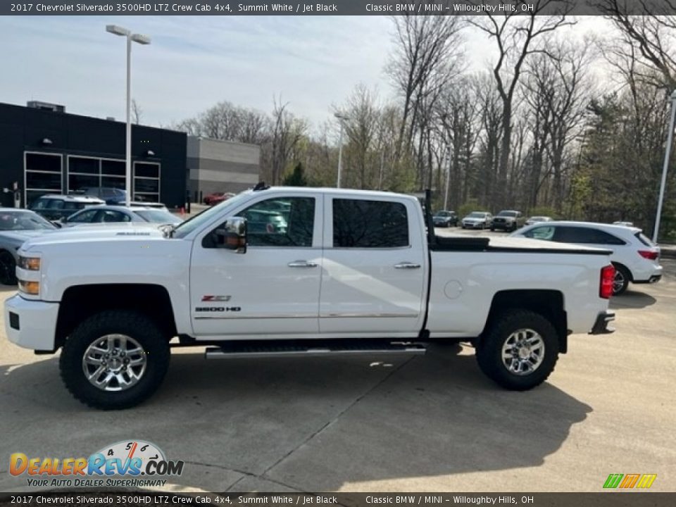 2017 Chevrolet Silverado 3500HD LTZ Crew Cab 4x4 Summit White / Jet Black Photo #3