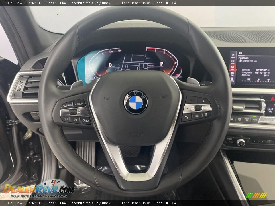2019 BMW 3 Series 330i Sedan Black Sapphire Metallic / Black Photo #17