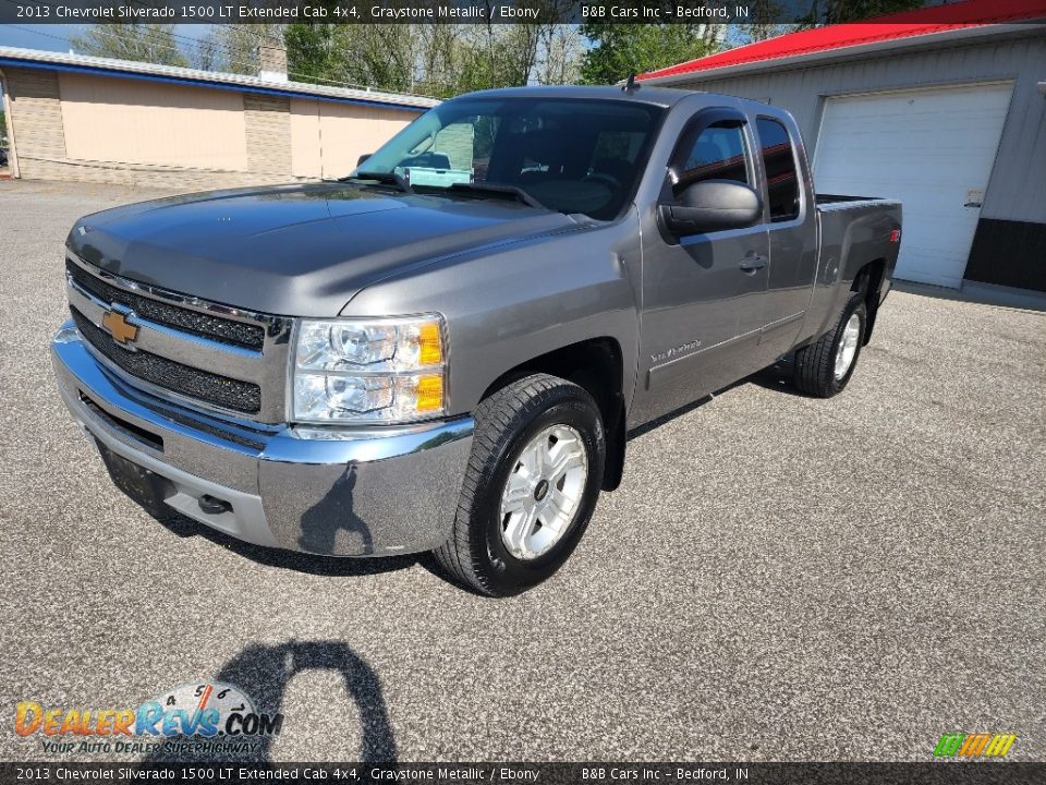 2013 Chevrolet Silverado 1500 LT Extended Cab 4x4 Graystone Metallic / Ebony Photo #26