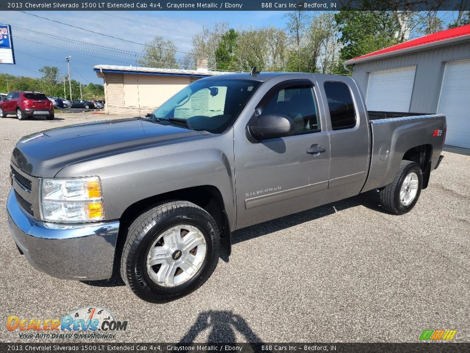 2013 Chevrolet Silverado 1500 LT Extended Cab 4x4 Graystone Metallic / Ebony Photo #27