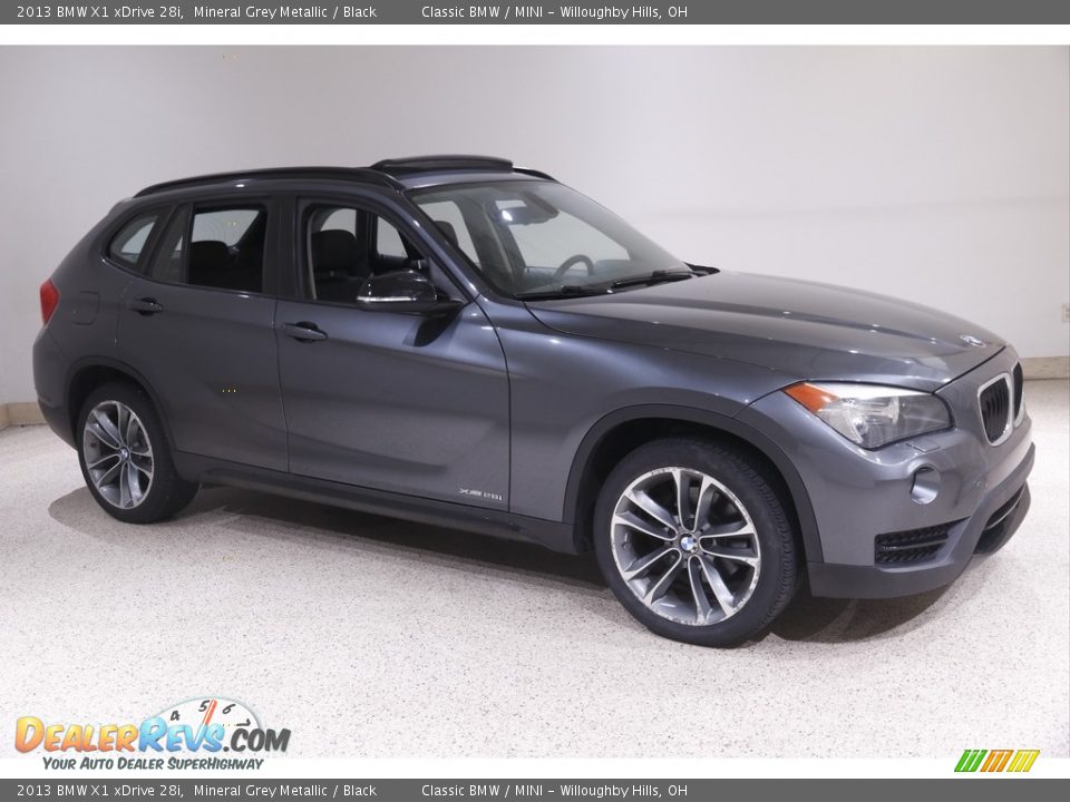 2013 BMW X1 xDrive 28i Mineral Grey Metallic / Black Photo #1