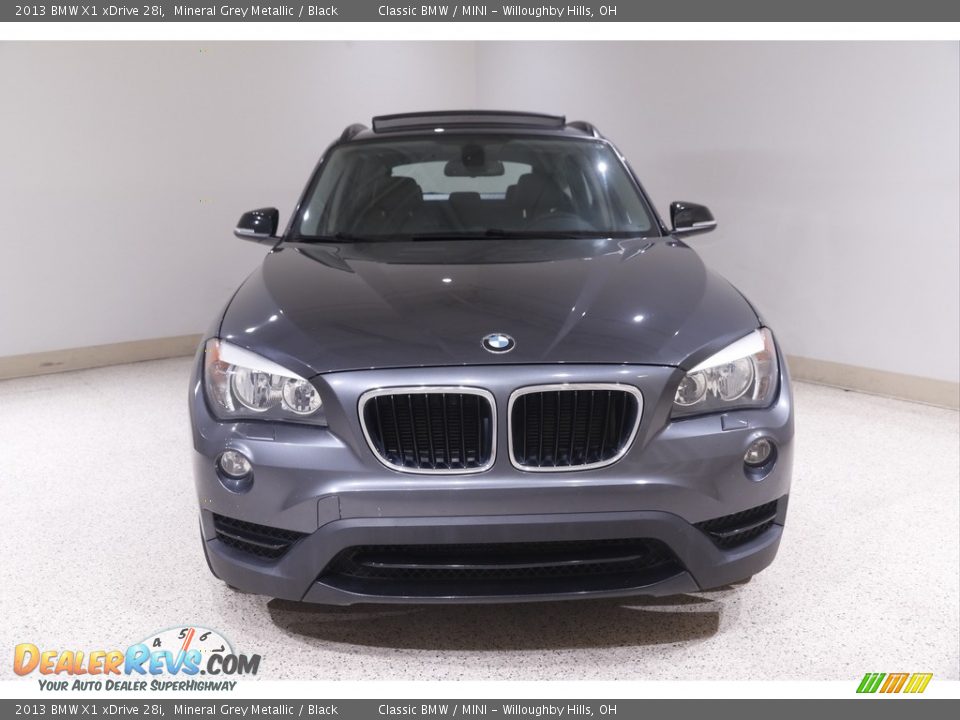 2013 BMW X1 xDrive 28i Mineral Grey Metallic / Black Photo #2