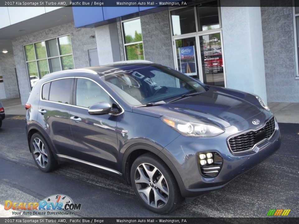 Front 3/4 View of 2017 Kia Sportage SX Turbo AWD Photo #1