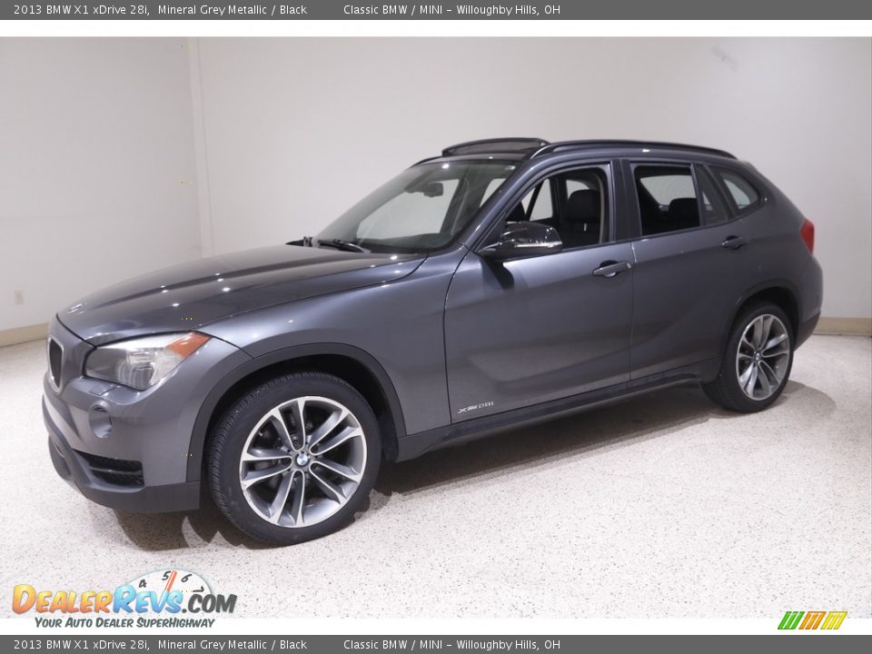 2013 BMW X1 xDrive 28i Mineral Grey Metallic / Black Photo #3