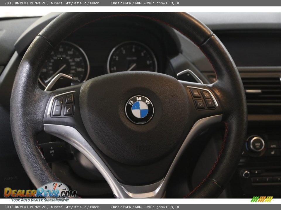 2013 BMW X1 xDrive 28i Mineral Grey Metallic / Black Photo #7