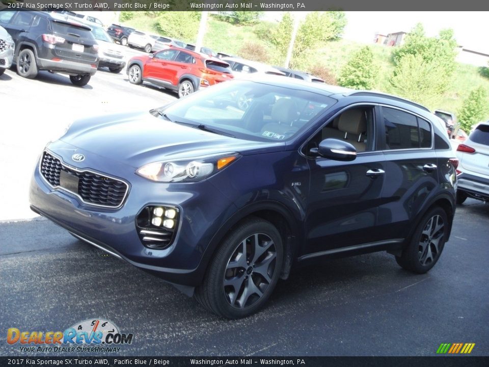 Pacific Blue 2017 Kia Sportage SX Turbo AWD Photo #6