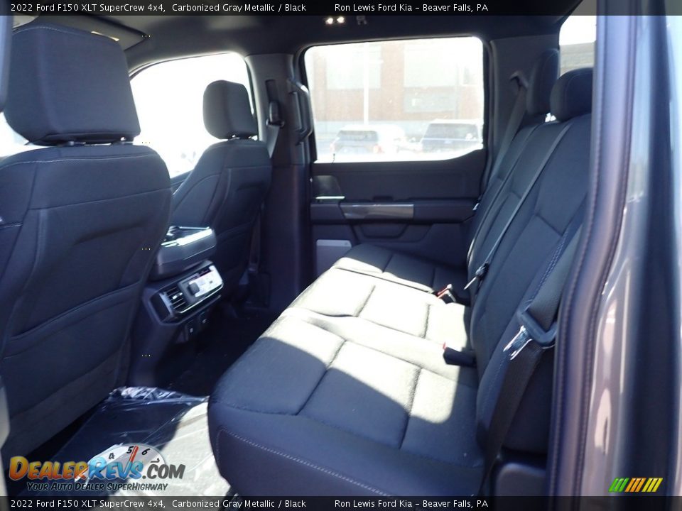 2022 Ford F150 XLT SuperCrew 4x4 Carbonized Gray Metallic / Black Photo #13