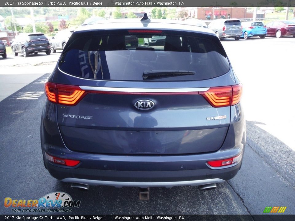 Pacific Blue 2017 Kia Sportage SX Turbo AWD Photo #9