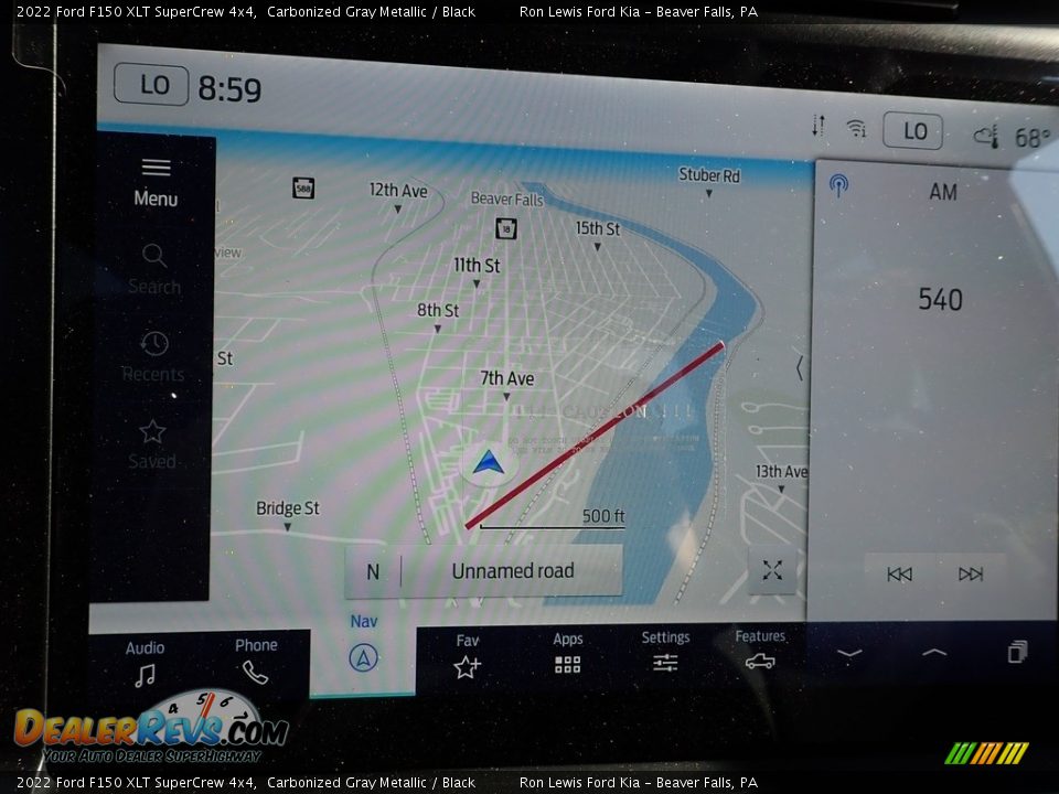 2022 Ford F150 XLT SuperCrew 4x4 Carbonized Gray Metallic / Black Photo #17